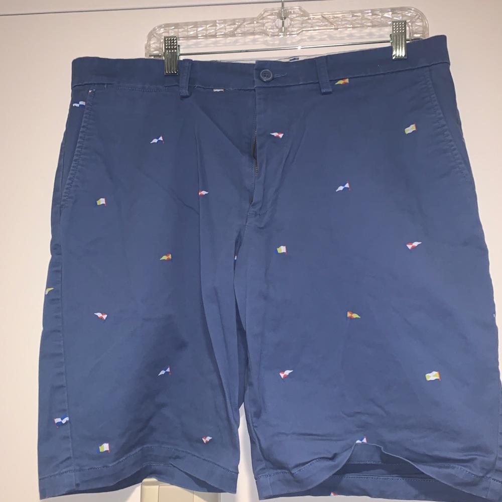 Used once flag shorts